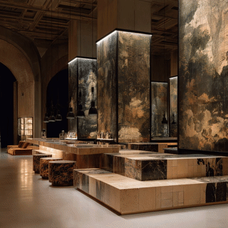 Award Winning Bar Design GIF From Midjourney